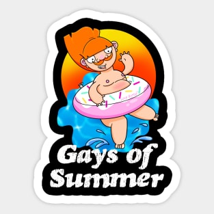 Gays of Summer Ring Sticker